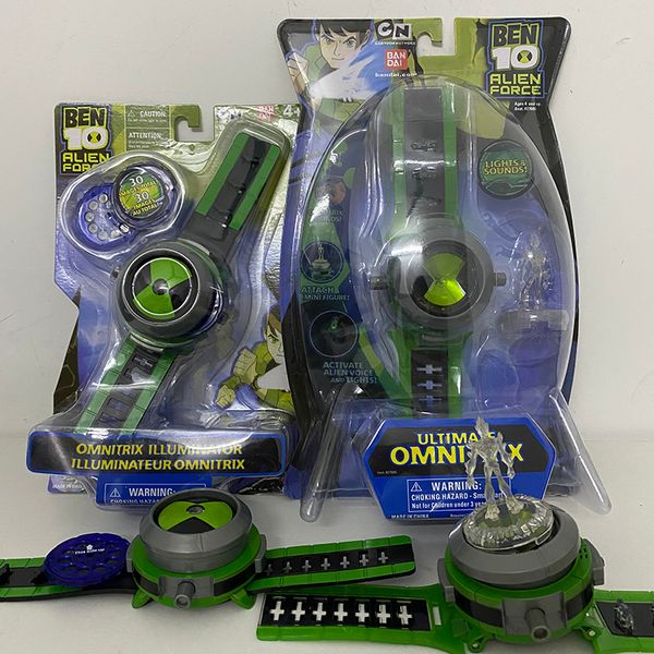 Juguete de descompresión Ben10 Omnitrix Reloj Japón Proyector Reloj DAI Relojes Genuinos Figura de Acción Estilo de Juguete Modelo Muñeca de Juguete Regalo para niños