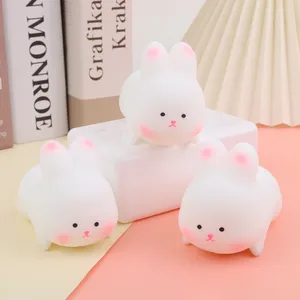 Squishy Rabbit Stress Squeeze Balls para niños Squishy Fun Dough Ball Sensory Fidget Toys Stress Relief Toy para niños Favores de fiesta