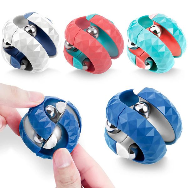 Juguete de descompresión Niños Autismo Orbit Ball Cube Anti Estrés Juguetes sensoriales Fidget para niños Spinner Regalos 230607