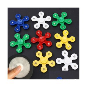 Decompressie speelgoed cool spining top coolst veranderende colorf fidget spinners vinger creatieve kinderen speelgoed hand spinner drop levering gif dhnf6