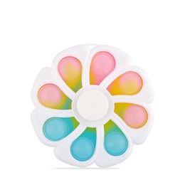 Jouet de décompression cadeaux créatifs pour enfants fleur à huit feuilles doigt gyroscope rongeur pionnier bulle musique jouets du bout des doigts livraison directe Nove Dhguo