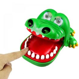 Décompression jouet crocodile dents jouet crocodile mords doigt le jeu de dentiste jokes farces chanceux