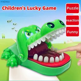 Décompression jouet crocodile dents toys childrens crocodile mord les doigts de réaction nouveauté