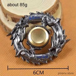 Descompresión juguete dragon metal fidget spinner zinc aleación giros