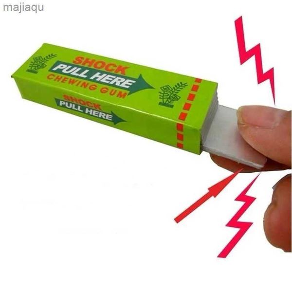 Descompresión juguete chiste de descarga eléctrica goma goma de mascar Caza impactante de juguete de juguete Gadget Trick Gag Funnyl2404