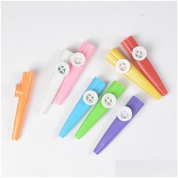 Decompressie speelgoed fidget plastic kazoo muziekinstrument bpa chilidren lichtweighter klassieke kazoos fluit instrumenten drop levering dhsqx