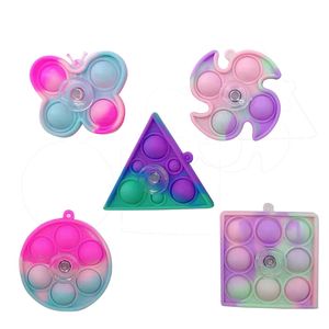 Decompressie speelgoed fidget silicagel bubble muziek top hanger