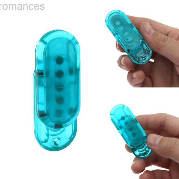 Jouet de décompression gao riche b fidget toys push slider bleu lumineux portable Edc Sensory stress relief jouet pour adulte cadeau pour vous d240424