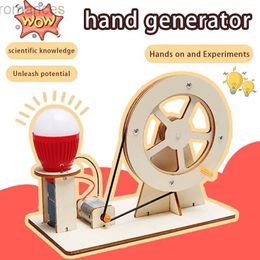 Décompression Toy Hand Granked Generator Small Production DIY Scientifique et créatif Puzzle des enfants faits à la main
