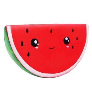 Decompressie speelgoed jumbo kawaii watermeloen squishy gesimuleerd fruit langzaam rijzend brood geurende squeeze speelgoed stress verlichting kinderen kerstcadeau b240515