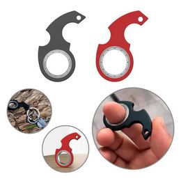 Décompression jouet keychain fidget spinner adulte soulagement de contrainte adulte fidget jouets doigté rotation clés du doigt fidget relâchez l'ennui cadeau t240422