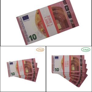 Décompression Toy Movie Money 10 Euro Toy Copie Copy Free Fake Children Gift 50 Dollar Ticket Drop Livrot 2022 Toys Gifts Novel DHLQIDMHPA2QI