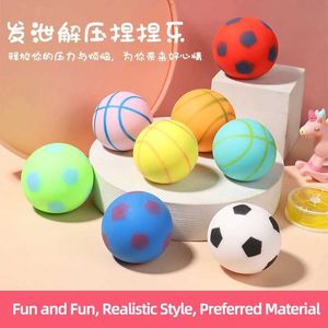 Decompresión juguete nuevo TPR Ventilación de fútbol Expresión de bola de bola de juguete Música de tono Música Bola de alivio K54 S2452404
