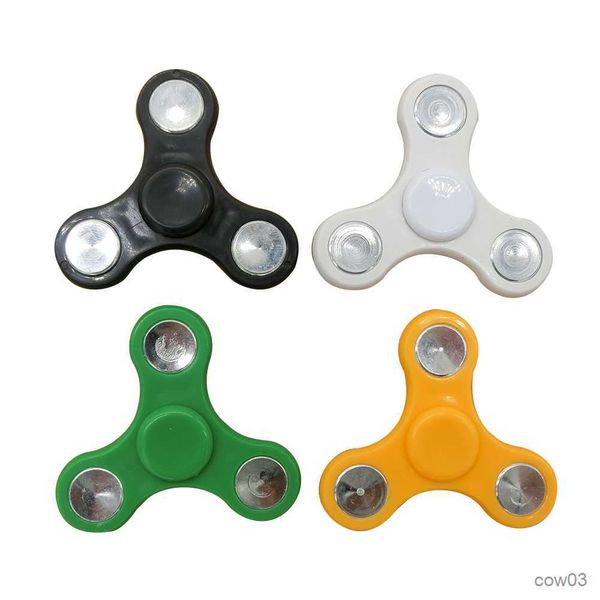 Juguete de descompresión Spinner de mano de plástico para y Finger Tri-Spinner Toys R230712