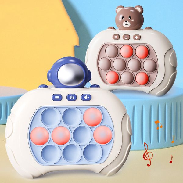 Décompression Toy Pop Push Bubble Ferget Toys Sensory Whack A Mole Mole Press Press Bubble Game Machine Sque Stress Stress Relief For Kids Adult 230817