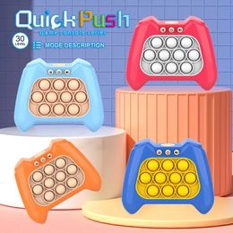 Decompressiespeelgoed QuickPush Puzzel Game Machine Decompressie Educatief speelgoed Kinderen Pinch Music Game Machine Pop Push Bubble Decompressiespeelgoed 230928