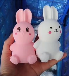 Decompressiespeelgoed Rabbit Pinch Toys Meel Halloween Rabbit Pinch Squishies Mini Feestartikelen Goodie Bag Fillers voor jongens meisjes