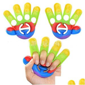 Decompressie speelgoed Sile Toys Hand Power Device Pop Fidget Work Prikabele artefact Drop Delivery Gifts Nieuwheid Gag Dhtfy