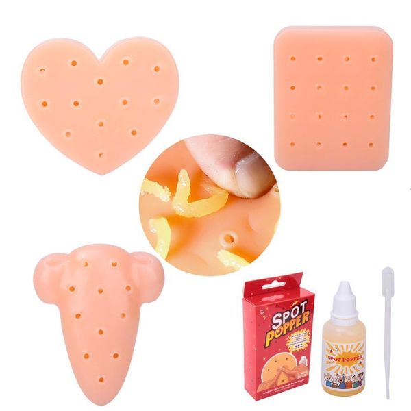 Décompression jouet toys toys peach popping popper dissolver arrête de cueillir vos boutons de visage en train de cueillir votre visage TPE Stress Relief Toy 230817