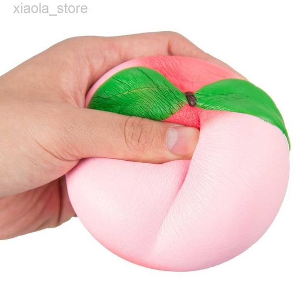 Juguete de descompresión Squishy Peach Antiestrés Gadget divertido Ball Squeese Slow Rising Stress Reliever SimulationVenting Fruit Niños Juguetes para adultos