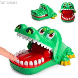 Décompression Toy Thriller Crocodile Shark Dinosaur Dents Mite Finger Table Table Settrling Childrens Gift Gift Adult Decompression Prank Toys D240425