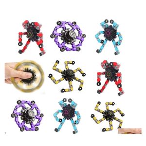 Descompresi￳n juguete Transformable de la yema de la dedi￳n Robot deformaci￳n de bricolaje mec￡nico deformado para ni￱os ADTS Drop entrega 2022 Bdejewelr DHK80