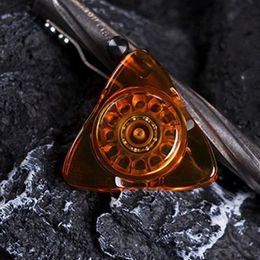 Decompressie Speelgoed Transparant Amber PEI Fidget Spinner Volwassenen EDC Hand Speelgoed ADHD Autisme Vingertop Gyro Stress Relief Spinning 230713