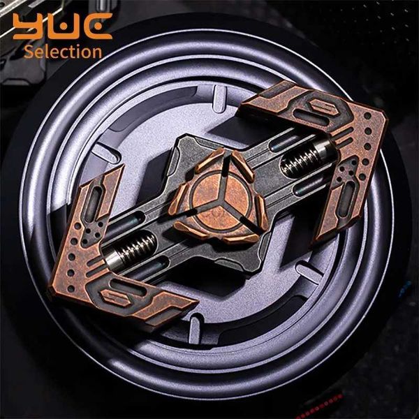 Jouet de décompression yuc curseur magnétique relief de stress jouet anti-stress toys for enfants Noël steampunk fidget TDAH Toys for Adults Hand Spinner 240413