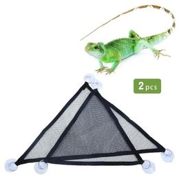 Decoración Reptil Hamaca K Accesorios Acuario Reptiles para Decoración Lagarto Juguete Malla Transpirable Tumbona Escalera para Barbudo Grande Pequeño