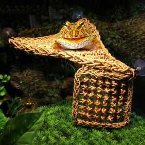 Décor Reptile Terrarium pour lézard chaise longue hamac petits ermites crabes Geckos tapis de lit animal Reptile tapis hamac