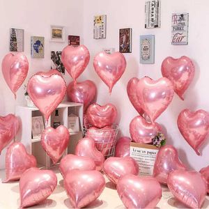 Decoratie 10 stuks hartvormige folieballon liefde verjaardag bruiloft voor evenementen Valentijnsdag buiten huisdecoratie