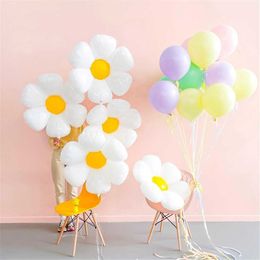 Decoración de globos de Color crema de 18/22 pulgadas, bola de aluminio con forma de corazón para niñas, niños y adultos, decoración de feliz cumpleaños, suministros de boda