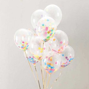 Décoration 20 pièces ballons confettis crème glacée ballon de couleur mixte décoration d'anniversaire de mariage anniversaire réception-cadeau pour bébé