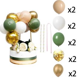 Decoratie 5inch Ballon Cake Topper Multi -type vorm Ballonnen voor verjaardag Wedding Wild One Decoration Diy Levers R230812