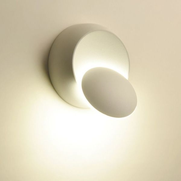 Décoration lampe de chevet pour chambre à coucher Loft applique réglable 360 rotatif pour intérieur de maison moderne 6W mur LED Lights223U