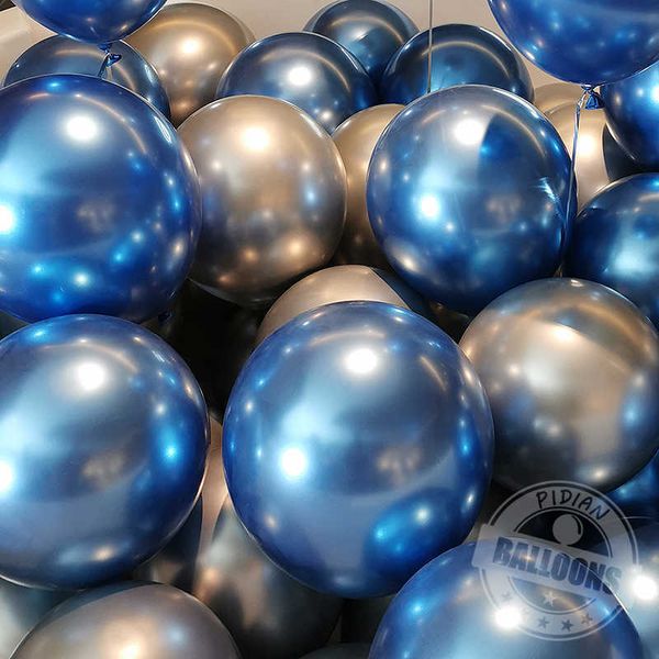 Décoration ballon en métal anniversaire mariage décoration Globos argent or rouge bleu violet ballons métalliques Supplie