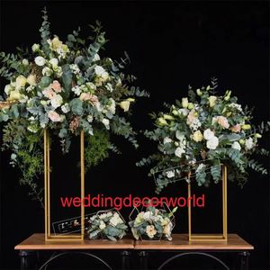 Decoratie bruiloft decoratie vloerstaande kandelaars bloemenboog bruiloft deur poort ingang voor bruiloft achtergroep 186