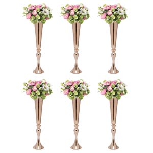 décoration mariage métal trompette vases bureau métal trompette centres de table vase zone d'accueil guide routier porte-fleurs hauteur accessoires de mariage imake702