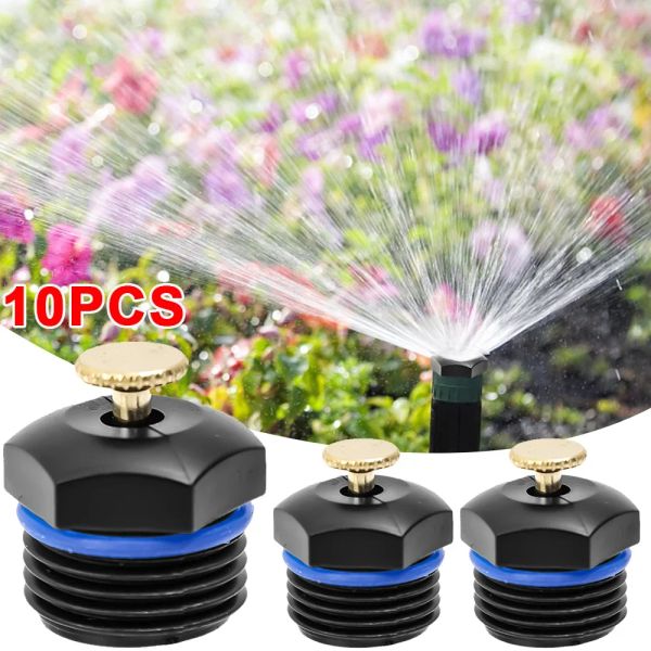 Décorations 10 / 5pcs Arrosage réglable Sprinkler Fil Spray Buse pour le jardinage Système d'irrigation de pelouse en serre Kit Home Garden Tools