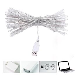 Décorations 1m 2m 5m 10m LED USB String Garland Christmas Tree Fairy Light Light Home Home Garden Party Mariage en plein air décor de vacances