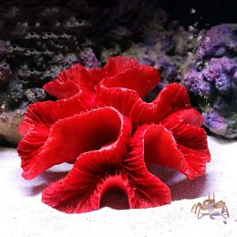 Décorations 1PC Simulation Récif de corail rouge Faux Ornements de plantes pour aquarium Fish Tank Landscap Matériel de paysage