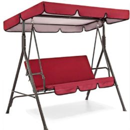 Décorations 3seat Swing Seat and Plafond Cover Garden Swing Hammock Tent Tenteproof UV Protection Courtard Swing Cover (ne pas inclure le swing)