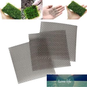 Decoraties 5 stks Aquarium Fish Tank Rvs Draad Mesh Pad Planten Mos Net Decor 8x8 cm Topkwaliteit1 Fabriek Prijs Expert Design Quality Nieuwste stijl origineel