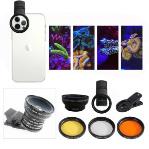 Decoraties Aquariumlens Aquarium Zeezout Zeewater Koraalriflens Telefooncamera Filters Lens Macrolens Vis Aquatisch Terrarium