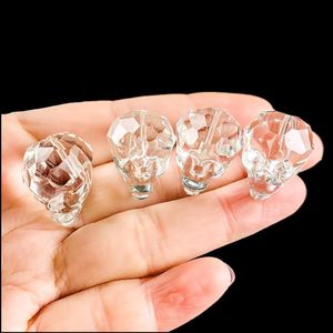 Décorations Aquariums Poissons Fournitures pour animaux de compagnie Jardin 20mm 5pcs Skl Perles de cristal Suncatcher Prismes Facettes Charms Tête DIY Bracelet Bijoux