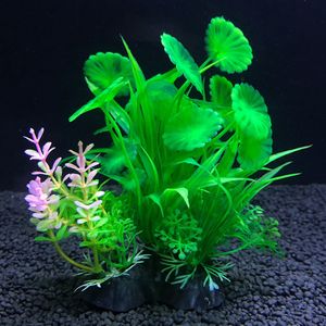 Decorations Artificial Aquarium Decor Plants 12 Kinds Water Weeds Ornament Aquatic Plant Fish Tank Grass Decoration Accessories 14cm 230619