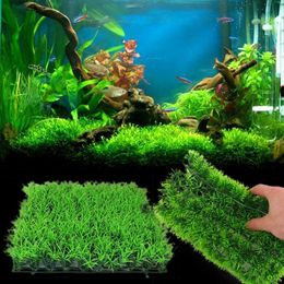 Decoraties Kunstmatig Huis Water Gras Gazon Onkruid Aquarium Ornament Aquatische Simulatie Planten Aquarium Decoratie Milieuvriendelijk 230619