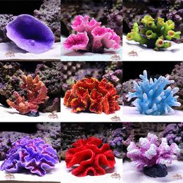 Decoraties Kunsthars Koraalrif Aquariumplanten Ornament Landscaping Fish Tank Equipment Thuis Micro Landschap Decoratie Accessoires 230625