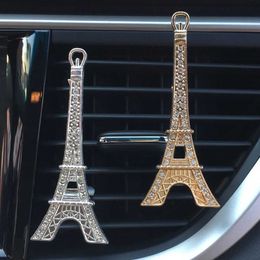 Decoraties Auto Air Geur Parfum Clip De Eiffeltoren in Paris Mode Ornament Auto Interior Accessories Outlet Decoratie CARSTYLING 0209