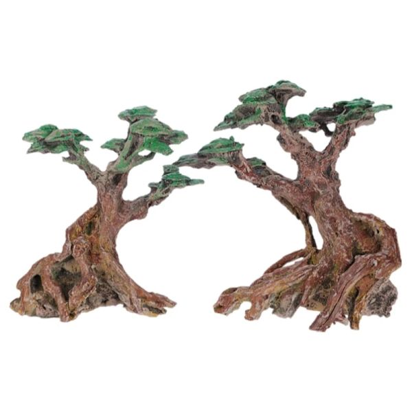 Decoraciones Decoraciones para peceras Árboles bonsái Adornos para acuarios Rocalla Tronco de madera flotante